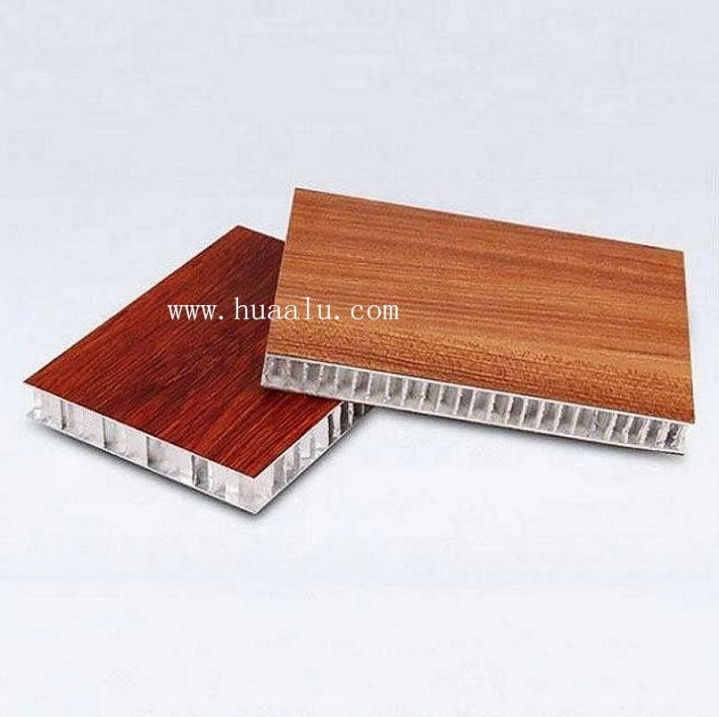 Wood-honeycomb-aluminium-panel